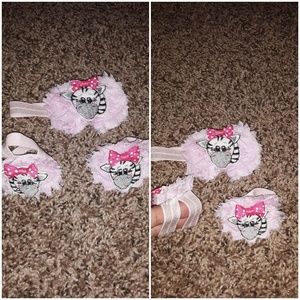 Headband and footie set